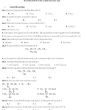Đề cương ôn tập giữa học kì 2 môn Hóa học lớp 11 năm 2022-2023 - Trường THPT Nguyễn Huệ, Quảng Nam