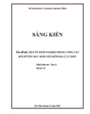 Sáng kiến kinh nghiệm THPT: Một số kinh nghiệm trong công tác bồi dưỡng học sinh giỏi môn Địa lí 12 THPT