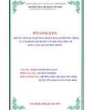 Sáng kiến kinh nghiệm THCS: Rèn kỹ năng giải bài toán bằng cách lập phương trình và ứng dụng giải quyết các bài toán thực tế bằng cách lập phương trình