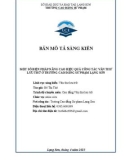 Sáng kiến kinh nghiệm: Một số biện pháp nâng cao hiệu quả công tác văn thư lưu trữ ở Trường Cao đẳng Sư phạm Lạng Sơn