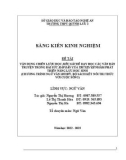 Sáng kiến kinh nghiệm THPT: Vận dụng chiến lược đọc Siêu sáu để dạy đọc các văn bản truyện trong bài Sức hấp dẫn của truyện kể nhằm phát triển năng lực học sinh (Chương trình Ngữ văn 10 THPT, bộ sách Kết nối tri thức với cuộc sống)