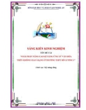 Sáng kiến kinh nghiệm THPT: Giải pháp nâng cao kĩ năng ứng xử văn hóa trên không gian mạng ở trường THPT Đô Lương 1