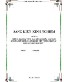 Sáng kiến kinh nghiệm THPT: Một số giải pháp nâng cao kỹ năng kiểm soát cảm xúc của cán bộ quản lý và giáo viên trong công tác giáo dục học sinh THPT