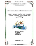 Sáng kiến kinh nghiệm THPT: Vận dụng thuyết đa trí tuệ trong dạy học phần Sóng ánh sáng Vật lí 12 trung học phổ thông