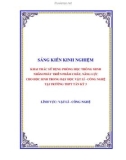 Sáng kiến kinh nghiệm THPT: Khai thác sử dụng phòng học thông minh nhằm phát triển phẩm chất, năng lực cho học sinh