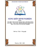 Sáng kiến kinh nghiệm THPT: Tổ chức một số dự án dạy học chương động lực học - Vật lí 10 - nhằm gắn hoạt động dạy học với công tác hướng nghiệp