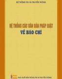 Nghiên cứu pháp luật về báo chí