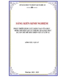 Sáng kiến kinh nghiệm THPT: Phát triển năng lực sáng tạo của học sinh chuyên Vật lý thông qua dạy học dự án chủ đề Máy điện Vật lý lớp 12