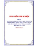 Sáng kiến kinh nghiệm THPT: Nâng cao năng lực số của giáo viên Địa lí THPT trên bàn huyện Nghi Lộc để đáp ứng yêu cầu chuyển đổi số và đa dạng hóa hình thức dạy học