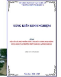 Sáng kiến kinh nghiệm THPT: Một số giải pháp nhằm nâng cao chất lượng hoạt động công đoàn tại trường THPT Nghi Lộc 4, tỉnh Nghệ An