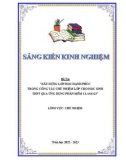 Sáng kiến kinh nghiệm THPT: Xây dựng lớp học hạnh phúc trong công tác chủ nhiệm lớp cho học sinh THPT qua ứng dụng phần mềm Class123