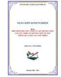 Sáng kiến kinh nghiệm THPT: Biện pháp phát huy tính tự lập cho học sinh dân tộc thiểu số Trường trung học phổ thông Kỳ Sơn thông qua công tác chủ nhiệm