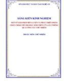 Sáng kiến kinh nghiệm THPT: Một số giải pháp rèn luyện và phát triển phẩm chất chăm chỉ cho học sinh THPT Cửa Lò 2 thông qua công tác chủ nhiệm