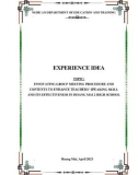 Sáng kiến kinh nghiệm THPT: Innovating group meeting procedure and contents to enhance teachers'speaking skill and its effectiveness in Hoang Mai 2 high school