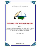 Sáng kiến kinh nghiệm THPT: Phát tình huống sát thực tế đời sống, thực tế chiến đấu để tổ chức trò chơi quân sự trong bài 12, khối 10- Kĩ thuật cấp cứu và chuyển thương