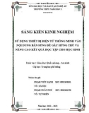 Sáng kiến kinh nghiệm THPT: Sử dụng thiết bị điện tử thông minh vào nội dung bắn súng để gây hứng thú và nâng cao kết quả học tập cho học sinh