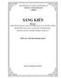 Sáng kiến kinh nghiệm THPT: Một số giải pháp nâng cao hiệu quả các chương trình bồi dưỡng ngắn hạn tại Trung tâm GDTX-HN Nghệ An