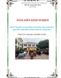 Sáng kiến kinh nghiệm THPT: Thực trạng và giải pháp về công tác giáo dục đạo đức cho học sinh ở Trung tâm GDTX