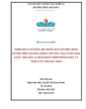 Sáng kiến kinh nghiệm THPT: Thiết kế và sử dụng hệ thống bài tập theo định hướng tiếp cận PISA trong chương đại cương về kim loại - Hóa học 12 nhằm phát triển phẩm chất và năng lực cho học sinh