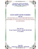 Sáng kiến kinh nghiệm THPT: Ứng dụng khoa học công nghệ thiết kế một số thí nghiệm sử dụng trong dạy học hóa học trung học phổ thông