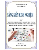 Sáng kiến kinh nghiệm THPT: Định hướng khởi nghiệp cho học sinh với các sản phẩm làm đẹp từ thiên nhiên thông qua dạy học dự án chủ đề Este – Lipit lớp 12 THPT