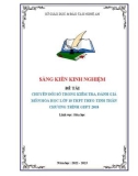 Sáng kiến kinh nghiệm THPT: Chuyển đổi số trong kiểm tra, đánh giá môn Hóa học lớp 10 THPT theo tinh thần chương trình GDPT 2018