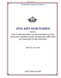 Sáng kiến kinh nghiệm THPT: Tích cực hóa hoạt động của học sinh thông qua việc học sinh tự làm đồ dùng học tập Hóa học nhằm phát triển năng lực, phẩm chất của học sinh khối 10