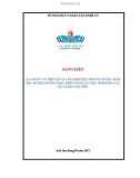 Sáng kiến kinh nghiệm THPT: Xây dựng và thiết kế các bài kiểm tra thường xuyên - Sinh học 10 theo hướng phát triển năng lực học sinh bằng các dự án học tập nhỏ