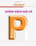 Bài giảng chương 6: Chính sách giá cả