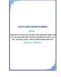 Sáng kiến kinh nghiệm THPT: Thiết kế và sử dụng bài tập thực tiễn nhằm phát triển năng lực vận dụng kiến thức cho học sinh miền núi trong dạy học - Sinh học tế bào - Sinh 10 Chương trình GDPT 2018