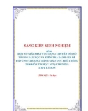 Sáng kiến kinh nghiệm THPT: Một số giải pháp ứng dụng chuyển đổi số trong dạy học và kiểm tra đánh giá để đáp ứng chương trình giáo dục phổ thông 2018 môn Tin học 10 tại trường THPT Kỳ Sơn