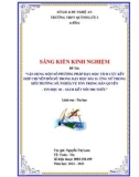 Sáng kiến kinh nghiệm THPT: Vận dụng một số phương pháp dạy học tích cực kết hợp chuyển đổi số trong dạy học bài 11: Ứng xử trong môi trường số. Nghĩa vụ tôn trọng bản quyền – Tin học 10 – sách kết nối tri thức