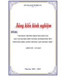 Sáng kiến kinh nghiệm THPT: Vận dụng phương pháp trò chơi vào dạy các bài học môn Tin học 10 nhằm phát huy tính năng động, hứng thú học tập cho học sinh