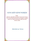 Sáng kiến kinh nghiệm THPT: Giúp học sinh tiếp cận một số bài toán số học, xử lý xâu bằng ngôn ngữ lập trình C++ nhằm nâng cao chất lượng học sinh giỏi môn Tin học THPT