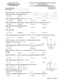Đề thi thử tốt nghiệp THPT năm 2023 môn Toán - Trường THPT Can Lộc, Hà Tĩnh (Lần 1)