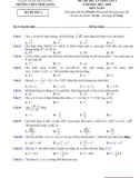 Đề thi thử tốt nghiệp THPT năm 2023 môn Toán có đáp án - Trường THPT Ninh Giang, Hải Dương (Lần 1)