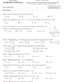 Đề thi thử tốt nghiệp THPT năm 2022 môn Toán có đáp án - Sở GD&ĐT Hà Tĩnh (Lần 4)