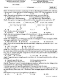 Đề thi thử tốt nghiệp THPT năm 2022 môn Hóa học có đáp án - Trường THCS&THPT Tân Lâm