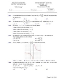 Đề thi thử THPT Quốc gia năm 2022 môn Toán có đáp án - Trường THPT Kinh Môn (Lần 1)