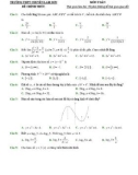 Đề KSCL ôn thi tốt nghiệp THPT năm 2022 môn Toán có đáp án - Trường THPT chuyên Lam Sơn