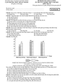 Đề KSCL ôn thi tốt nghiệp THPT năm 2022 môn Địa lí có đáp án - Cụm trường THPT Thuận Thành