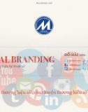 Bài giảng Digital branding (Xây dựng thương hiệu kỹ thuật số): Bài 2 - Định vị thương hiệu số, câu chuyện thương hiệu số & nội dung số