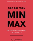 Các bài toán Min Max - Ôn thi THPT Quốc gia 2021