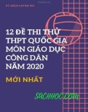 12 đề thi thử THPT Quốc gia môn Giáo dục công dân năm 2020