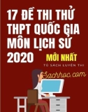 17 đề thi thử THPT Quốc gia môn Lịch sử 2020