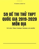 59 đề thi thử THPT Quốc gia 2020 môn Địa lí