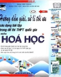 Phương pháp giải và xử lý các dạng bài tập Hóa học trong đề thi THPT Quốc gia: Phần 1