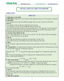 Bài giảng chuyên đề luyện thi đại học Vật lý – Chương 3 (Chủ đề 4): Sóng âm - Hiệu ứng Dople