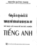 hướng dẫn ôn tập nhanh kì thi trung học phổ thông quốc gia năm học 2016-2017 (thủ thuật giải nhanh đề thi trắc nghiệm tiếng anh): phần 1