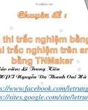 Chuyên đề chấm thi trắc nghiệm trên điện thoại